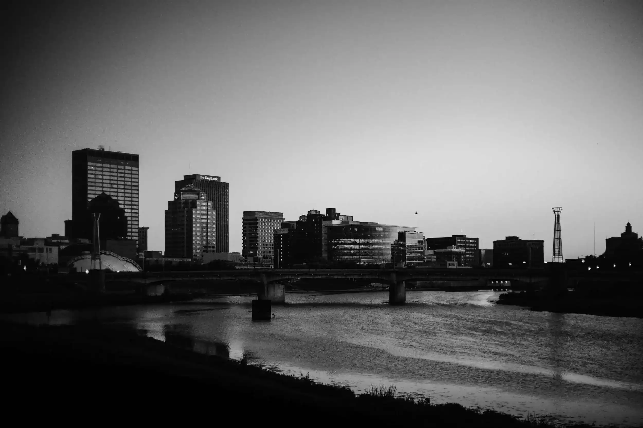 View of the Dayton skyline